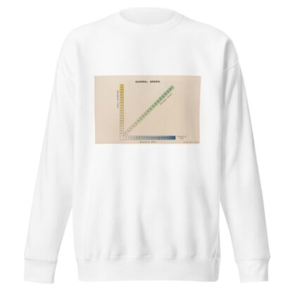 Measurement of Light and Colour Sensations Pl.14 by Joseph Williams Lovibond Sweatshirt
