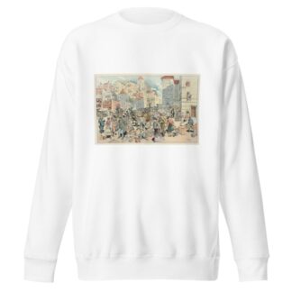 The flat boomers of Gotham by Albert Levering Sweatshirt