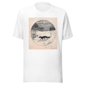 Rood-Reintje de vos sluipt over de hei by D. Viel T-Shirt