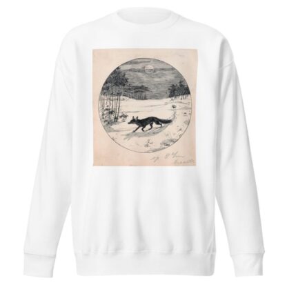 Rood-Reintje de vos sluipt over de hei by D. Viel Sweatshirt