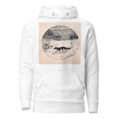 Rood-Reintje de vos sluipt over de hei by D. Viel Hoodie