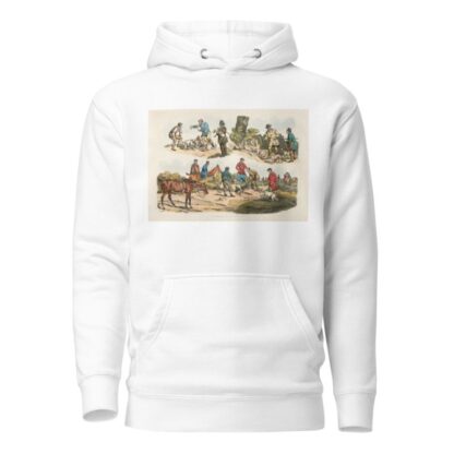 Trying to get animal from its burrow. by Henry Thomas Alken Hoodie