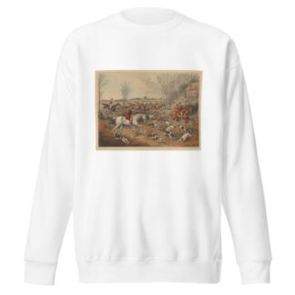Drawing the Cover by Henry Thomas Alken Sweatshirt