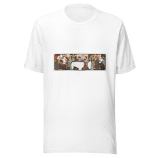 A pie eating contest by Sadie Wendell Mitchell T-Shirt