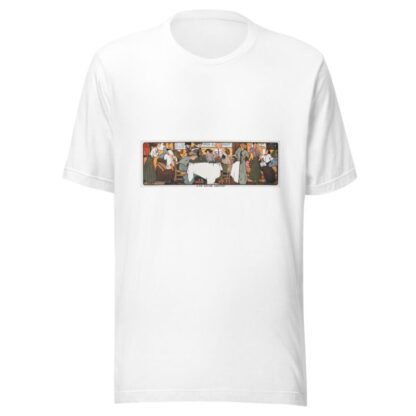 A pie eating contest by Sadie Wendell Mitchell T-Shirt