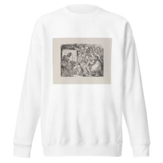 Illustrations for The Universal songster Pl.04 by George Cruikshank Sweatshirt