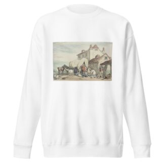 Richardson’s Show; A Flying Wagon 1816 by Thomas Rowlandson Sweatshirt