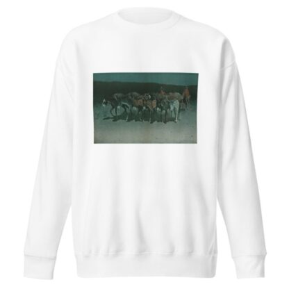 An early start for market by Frederic Remington Sweatshirt