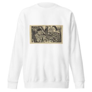 Arbeit am runden Tisch by Ernst Ludwig Kirchner Sweatshirt