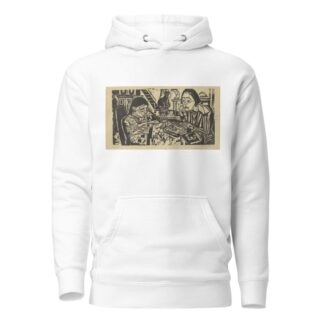 Arbeit am runden Tisch by Ernst Ludwig Kirchner Hoodie