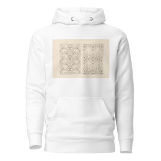 Outlines of ornament in the leading styles Pl.42 by George Ashdown Audsley Hoodie