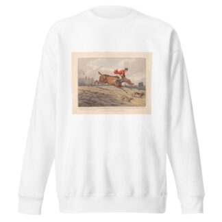 [Hunting Discoveries] … Discover that your girts are broken … by Henry Thomas Alken Sweatshirt