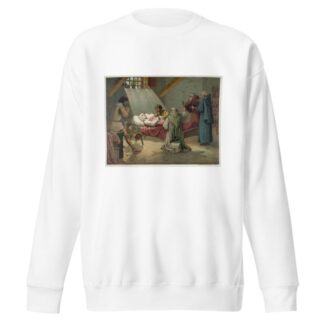 The Death of Columbus by Louis Prang & Co. Sweatshirt
