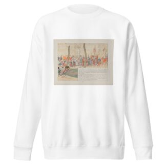 Jeanne d’Arc Pl.14 by Louis Maurice Boutet de Monvel Sweatshirt