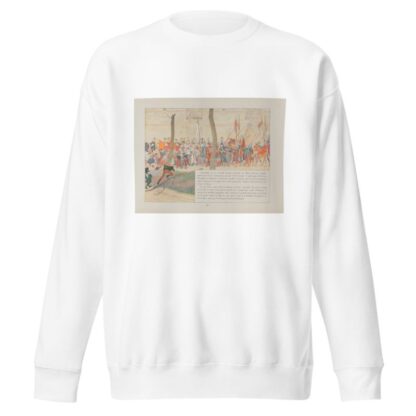 Jeanne d’Arc Pl.14 by Louis Maurice Boutet de Monvel Sweatshirt