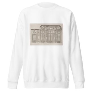 Projet du sallon de la princesse Sartorinski en Pologne du côté des croisées by André-Charles Boulle Sweatshirt