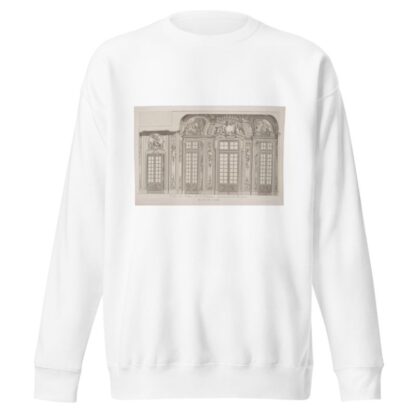 Projet du sallon de la princesse Sartorinski en Pologne du côté des croisées by André-Charles Boulle Sweatshirt