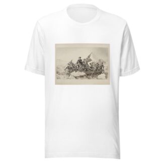 Theodore Roosevelt and his supporters depicted as Washington crossing the Potomac by William Henry Walker T-Shirt