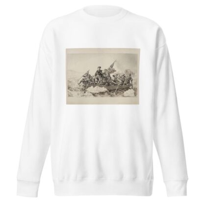 Theodore Roosevelt and his supporters depicted as Washington crossing the Potomac by William Henry Walker Sweatshirt