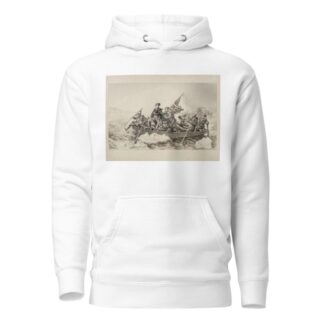 Theodore Roosevelt and his supporters depicted as Washington crossing the Potomac by William Henry Walker Hoodie