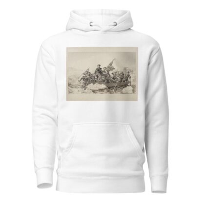 Theodore Roosevelt and his supporters depicted as Washington crossing the Potomac by William Henry Walker Hoodie