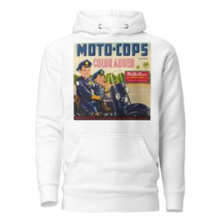 Moto-Cops Brand Produce Label by Anonymous Hoodie