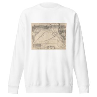 Plan of Windsor Park by John Rocque Sweatshirt