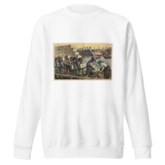 The anti-Chinese wall by Friedrich Graetz Sweatshirt