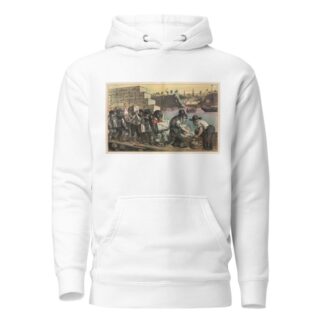 The anti-Chinese wall by Friedrich Graetz Hoodie