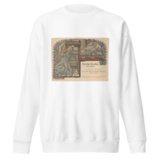 Poster for Cercle Grolier de Paris by Carlos Schwabe Sweatshirt