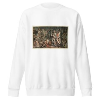 A moment of anxiety – who is going to get left by Bernhard Gillam Sweatshirt