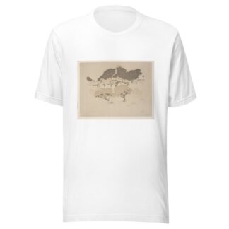 Ipswich Prints; Village Roofs by Arthur Wesley Dow T-Shirt