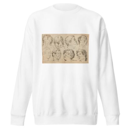 Plate I: Artist study of male and female head by William Salmon Sweatshirt