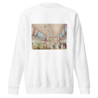 Sketch of the performance played on board ‘HMS Galatea’ by Nicholas Chevalier Sweatshirt