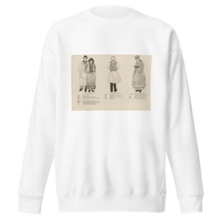 National costumes of the Slavic peoples Pl.13 by Margaret Hubbard Sweatshirt