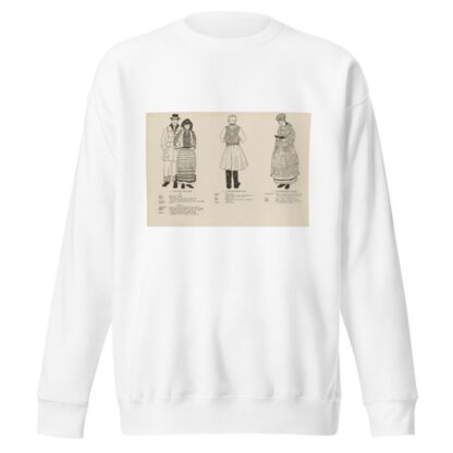 National costumes of the Slavic peoples Pl.13 by Margaret Hubbard Sweatshirt