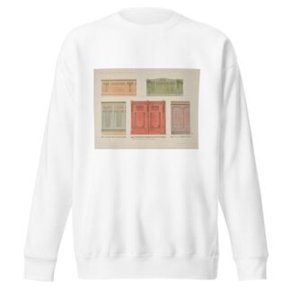 Der moderne Bautischler Pl.11 by Emmerich Fellinger Sweatshirt