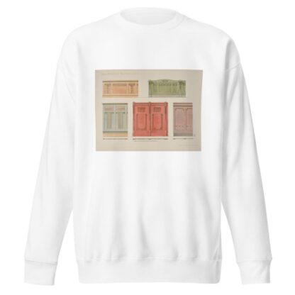 Der moderne Bautischler Pl.11 by Emmerich Fellinger Sweatshirt