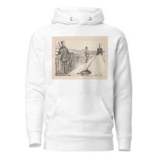 Hunting and fishing Pl.15 by Honoré Daumier Hoodie