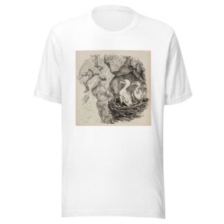 The high life. Come right in, Mr. Birdman. Father will be back in a minute by William Henry Walker T-Shirt