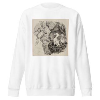 The high life. Come right in, Mr. Birdman. Father will be back in a minute by William Henry Walker Sweatshirt