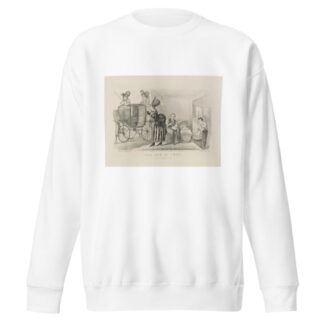 The age of iron. Man as he expects to be by Currier & Ives. Sweatshirt