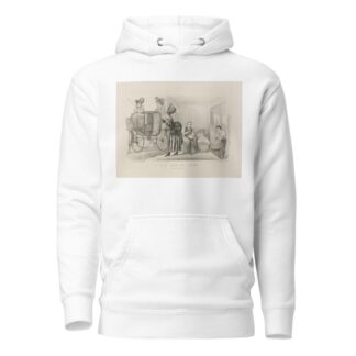 The age of iron. Man as he expects to be by Currier & Ives. Hoodie
