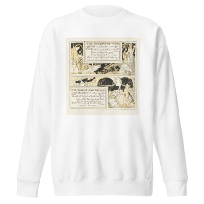 The Herdsman’s Vows, The Horse and the Ass by Walter Crane Sweatshirt