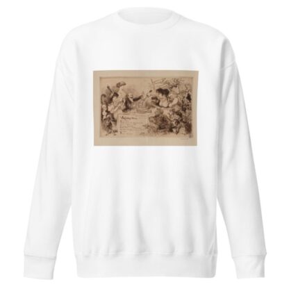 Déjeuner Mariani, le 30 avril 1907. Vernissage Menu by Albert Robida Sweatshirt
