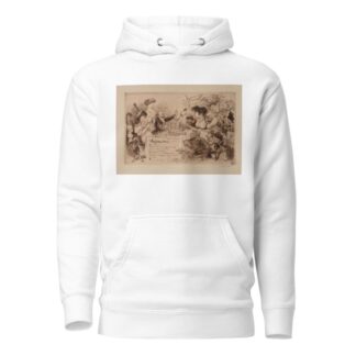 Déjeuner Mariani, le 30 avril 1907. Vernissage Menu by Albert Robida Hoodie