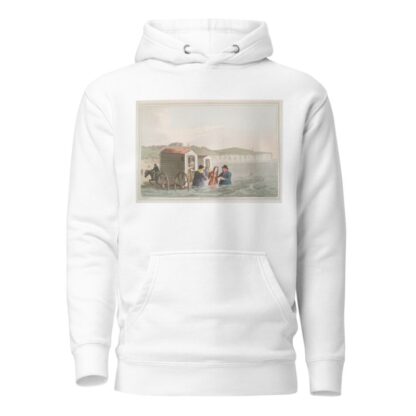 Sea bathing, Plate 17 by George Walker Hoodie