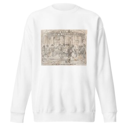 The ‘Cold Term,’ Boston – Scene, Corner Milk and Washington Streets by Winslow Homer Sweatshirt