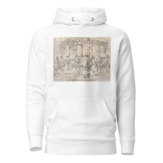 The ‘Cold Term,’ Boston – Scene, Corner Milk and Washington Streets by Winslow Homer Hoodie