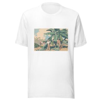 Cutting Bananas In Jamaica by Frank Newbould T-Shirt